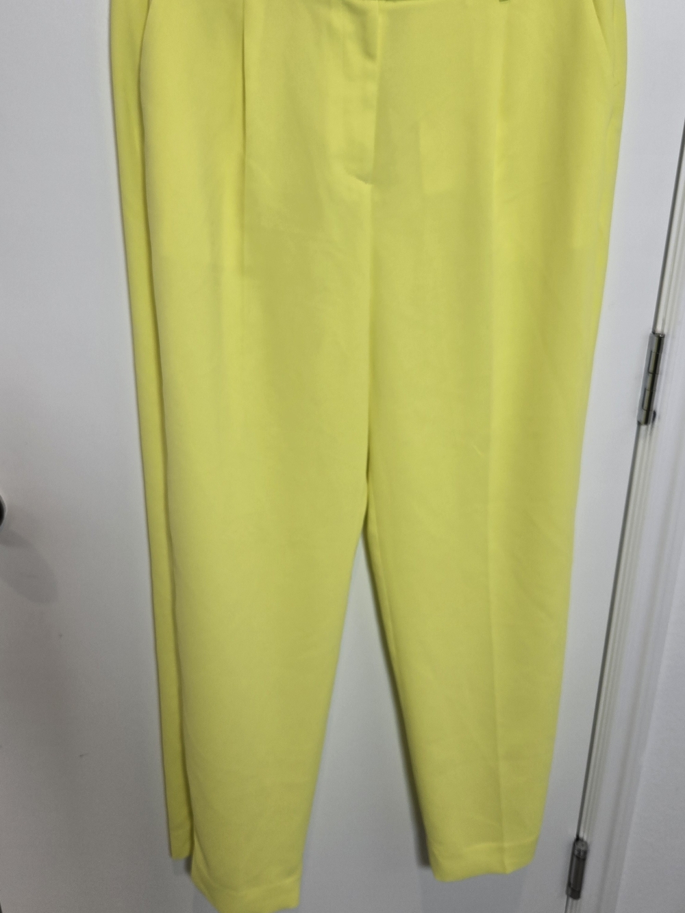 J. Crew Chartreuse Straight-Leg Pants